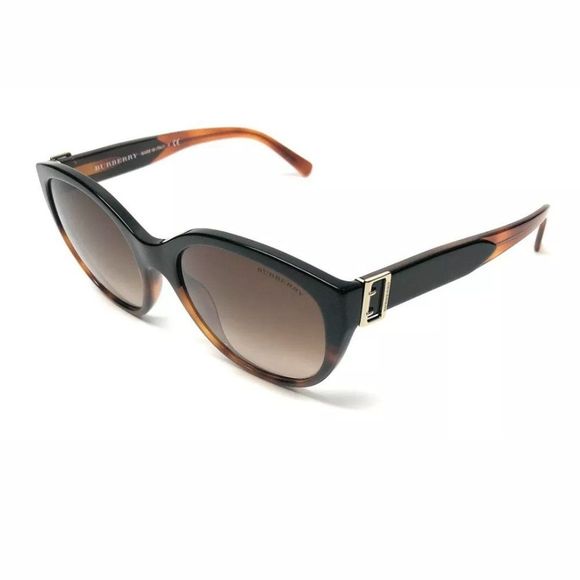 Burberry Women's Black and Brown Sunglasses!